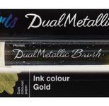 Pentel Brush-Pen Gold