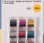 folia Basteldraht mehrfarbig 0.3 mm x 2 m