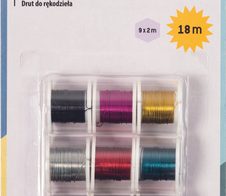folia Basteldraht mehrfarbig 0.3 mm x 2 m