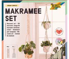 folia Makramee-Set natur, rosé