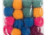 folia Pompons farbsortiert