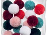 folia Pompons farbsortiert