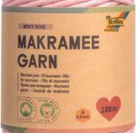 folia Makramee Garn rosa