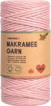folia Makramee Garn rosa
