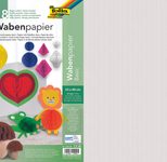 folia Wabenpapier gelb, grün, weiß, orange, flieder, blau, braun, rot