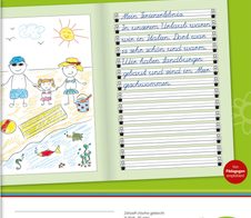 BRUNNEN Geschichtenheft liniert DIN A4 16 Blätter