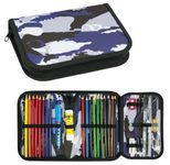 EBERHARD FABER Federmäppchen befüllt Camouflage grau