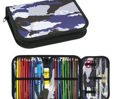 EBERHARD FABER Federmäppchen befüllt Camouflage grau