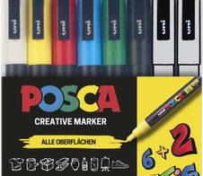 uni-ball POSCA PC-3M Acrylstift 0.9 - 1.3 mm Mehrfarbig