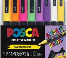 uni-ball UNI POSCA Sneaker Acrylstift 0.9 - 1.3 mm Mehrfarbig