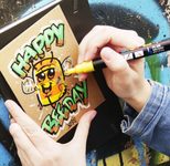 uni-ball POSCA PC-3M Acrylstift 0.9 - 1.3 mm Gelb