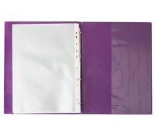 Idena Zeugnismappe DIN A4 violett/blau