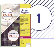 AVERY Zweckform Hinterglasaufkleber 200,0 x 200,0 mm