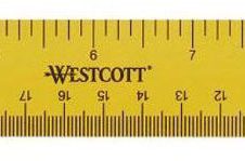 WESTCOTT Lineal 30 cm