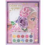 DEPESCHE Wasserfarbkasten 10 Bogen Aquarell-Papier, 2 Pinsel und eine anschauliche Anleitung mit Farbkunde