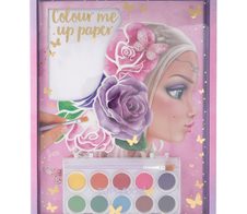 DEPESCHE Wasserfarbkasten 10 Bogen Aquarell-Papier, 2 Pinsel und eine anschauliche Anleitung mit Farbkunde