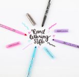 DEPESCHE Handlettering-Set Mehrfarbig 4.0 - 12.0 mm