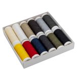 Ackermann Garn 12 verschiedene Farben