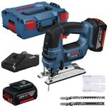 BOSCH Professional Akku-Stichsäge Set GST 18 V-LI B
