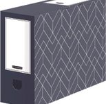 5 Bankers Box Archivboxen Bankers Box Décor Serie mitternachtsblau/weiß 10,0 x 34,5 x 25,3 cm