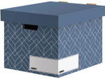 Bankers Box Archivboxen schieferblau/weiß 34,0 x 39,0 x 29,1 cm