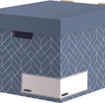 5 Bankers Box Archivboxen Bankers Box schieferblau/weiß 34,0 x 39,0 x 29,1 cm