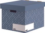 5 Bankers Box Archivboxen Bankers Box schieferblau/weiß 34,0 x 39,0 x 29,1 cm