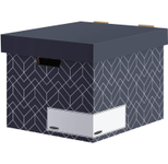 Bankers Box Archivboxen mitternachtsblau/weiß 34,0 x 39,0 x 29,1 cm