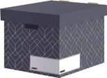 5 Bankers Box Archivboxen Bankers Box mitternachtsblau/weiß 34,0 x 39,0 x 29,1 cm