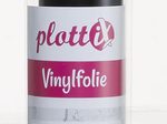 plottiX Vinylfolie permanent 31,50 cm x 1 m schwarz