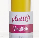 plottiX Vinylfolie permanent 31,50 cm x 1 m gelb