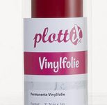 plottiX Vinylfolie permanent 31,50 cm x 1 m dunkelrot