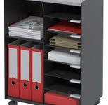 PAPERFLOW Bürowagen 51,4 x 33,0 x 72,0 cm schwarz