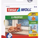 tesa Dichtungsbänder E-Profil 9 mm x 6 m weiß