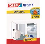 tesa Dichtungsbänder tesamoll Türbodendichtung  38 mm x 1 m weiß