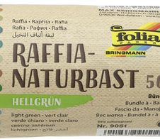 folia Raffia-Naturbast grün