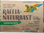 folia Geschenkbänder Raffia-Naturbast hellgrün