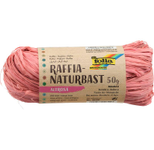 folia Raffia-Naturbast altrosa