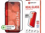 DISPLEX Panzerglas (10H) für Apple iPhone 14 Pro, Eco-Montagerahmen, Full Cover