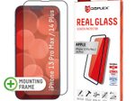 DISPLEX Panzerglas (10H) für Apple iPhone 13 Pro Max/14 Plus, Eco-Montagerahmen, Full Cover