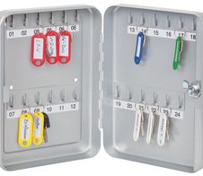 WEDO Schlüsselkasten   mit 24 Sicherheitsschloss silber