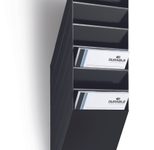 DURABLE FLEXIBOXX Wandprospekthalter DIN A4 hoch 6-Fach  schwarz