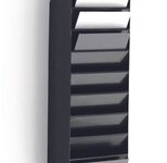 DURABLE FLEXIBOXX Wandprospekthalter DIN A4 12-Fach  schwarz