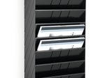 DURABLE FLEXIBOXX Wandprospekthalter DIN A4 12-Fach  schwarz