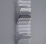 DURABLE FLEXIBOXX Wandprospekthalter DIN A4 12-Fach  transparent