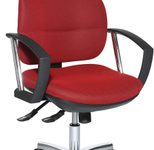 Bürostuhl Unni SY Deluxe rot, Gestell chrom