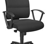 Bürostuhl Unni Med schwarz, Gestell schwarz