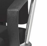 Bürostuhl Unni Med Deluxe schw, Gestell chrom