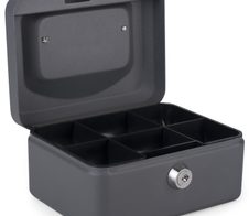 pavo Geldkassette Größe 1 grau