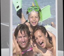 PAPERFLOW Bilderrahmen 21,7 x 30,4 cm silber